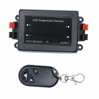DC12V Led Dimmer avec télécommande sans fil à 3 touches <8A
