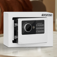 CEQSAFE Coffre-fort miniature électronique à code en métal de haute qualité Boîte à argent