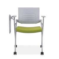 Ensemble de chaises de bureau de style moderne Table de conférence en métal durable et chaise en maille avec microphone Produit de qualité