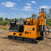 Nouvelle Foreuse Rotative de Puits d'Eau XY-3 FEIYANG à Moteur Diesel, Pompe Max. 600m, Diamètre de Forage 325MM, sur Roues, Large Plage de Tige de 1 An, Moteur à Large Gamme de Vitesse