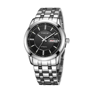 MIGE Men's <b>Automatic</b> Mechanical Watch Stainless Steel Band 38mm Round Dial Sapphire Glass Date Display Business Style - Product Image 2