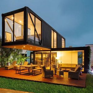 Sinoy <span class=keywords><strong>Case</strong></span> Prefabbricate <span class=keywords><strong>in</strong></span> Container a 2 Piani, Villa di Lusso Moderna, Mini Casa con Camera da Letto, Struttura <span class=keywords><strong>in</strong></span> Acciaio <span class=keywords><strong>in</strong></span> <span class=keywords><strong>Vendita</strong></span> - Product Image 5