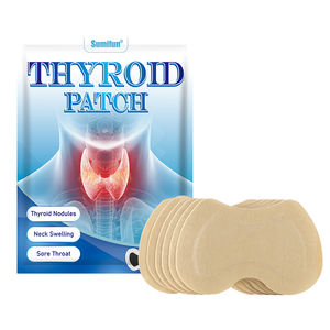 A1028 Patch de soin de la thyroïde à base de plantes chinoises, vitamine E, soulagement de la douleur, pour les nodules et les ganglions lymphatiques, 8 pièces - Product Image 1