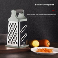 Râpe à légumes multifonctionnelle et durable en acier inoxydable, trancheuse à pommes de terre à quatre faces, outil de cuisine