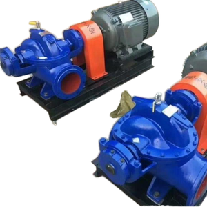 High-Pressure 39m Single Stage Double <b>Suction</b> Steel Split Centrifugal <b>Pump</b> with 485m3/h Head for Agricultural Motor Use - Product Image 1