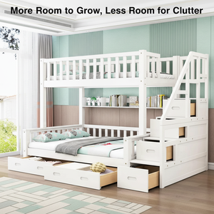 Letti a Castello in Legno Ecologici per Bambini, Due Piani, per Adulti, Design Contemporaneo, Personalizzabili per Camera da <span class=keywords><strong>Letto</strong></span> e Soggiorno - Product Image 6