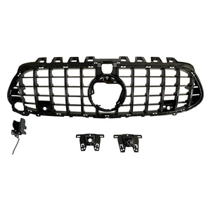 Mercedes-Benz CLA A-Class W177 W118 Front Grille Black Silver Bumper Fitment <b>Clips</b> Included - Product Image 1