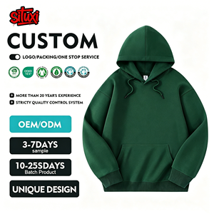 Sudadera con capucha Situxi para hombre, estilo oversize, con estampado puff, lavado ácido, vintage, OEM, de peso pesado - Product Image 3