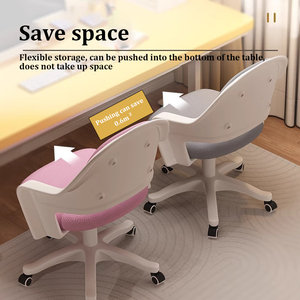 เก้าอี้เฟอร์นิเจอร์สำนักงานหมุนได้เองสีดำเก้าอี้ผู้บริหารผ้าตาข่ายที่ทันสมัยสะดวกสบายสำหรับคอมพิวเตอร์เก้าอี้ผู้บริหาร - Product Image 5