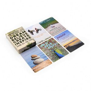 Tarjetas de Afirmaciones para la Salud Mental, Impresión de Logotipo Personalizado, Mazo de Tarjetas Motivacionales - Product Image 1