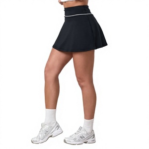 Hot Selling New High Quality Women's Tennis <b>Skirt</b> Waist drawstring A-Line Version Yoga Sports Tennis <b>Skirt</b> - Product Image 2
