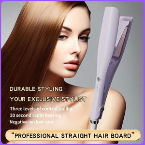 Vente en gros Pince à frange à double usage pour friser et lisser <span class=keywords><strong>Petit</strong></span> mini lisseur portable à ions négatifs - Product Image 2