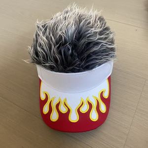Divertente Cappellino da Baseball Ricamato con Fiamme e Punte di <span class=keywords><strong>Capelli</strong></span> <span class=keywords><strong>Finti</strong></span> Effetto Ghiaccio per Uomini e Donne - Product Image 4