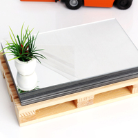 Panneau miroir PS en acrylique argenté, lentille réfléchissante 12,3 mm, découpe personnalisable