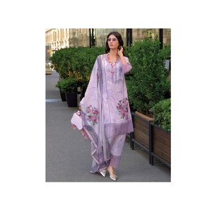 คอลเลกชันผ้าฝ้ายออกแบบใหม่พร้อมกางเกงเคอร์ติสสำหรับผู้หญิงพิมพ์ลายดิจิทัลสำหรับชุดลำลอง - Product Image 1