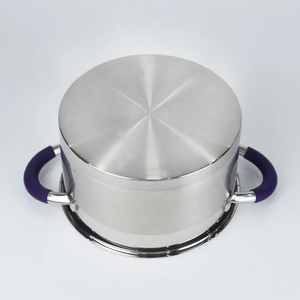 Đồ Dùng Nhà Bếp Phụ Kiện Nồi Và Chảo Bằng Thép Không Gỉ Bộ Nồi Có Tay Cầm Silicon - Product Image 5