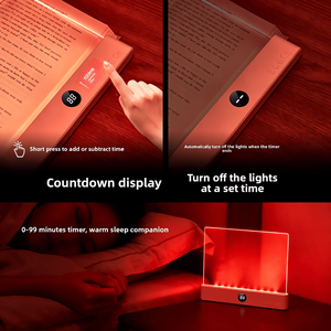 2026 New LED flat reading light Portable <b>Bedside</b> Lamp reading light book light led night light <b>bedside</b> reading lamp - Product Image 4
