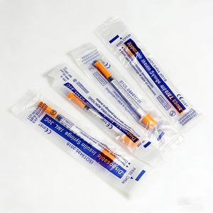 Seringues à insuline pour usage médical vétérinaire 29G 30G 31G 0,5 ml 1 ml stériles EO Gas Luer Slip ou Lock pour usage diabétique - Product Image 4