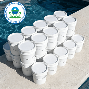 Tablettes de <span class=keywords><strong>chlore</strong></span> stabilisées pour piscine, homologuées EPA, 3 pouces, clarifiantes, 50 lb - Product Image 1
