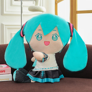 Juguetes de Peluche Personalizados de la Serie Hatsuneed Mikued, Rellenos de Algodón PP, <span class=keywords><strong>Almohada</strong></span> Antiestrés con Muñeca para Agarrar - Product Image 6