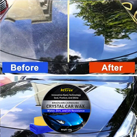 Cera para Autos Astree Carnauba Brasileña 100g, Nanotecnología, Alto Brillo, Resistencia al Agua, Suciedad y Rayos UV, Cera Sólida en Pasta, Protección de Pintura OEM