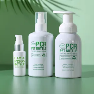 カスタムエコフレンドリーなPCRフォームスプレーポンプボトルリサイクルプラスチック化粧品包装