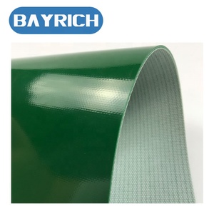 <span class=keywords><strong>2ply</strong></span> 2mm 3mm yeşil pürüzsüz parlak PVC kumaş taşıyıcı bantlar - Product Image 5