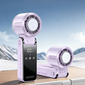 Ventilador Portátil de Mano Recargable con Batería de 5W DC5V, Diseño sin Aspas para Uso Doméstico, Viajes al Aire Libre, Camping y Oficina - Product Image 3