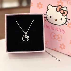 Collana con Ciondolo Delicato per Donne - Argento, Semplice, Rosa, Catena a Collare - <span class=keywords><strong>Regalo</strong></span> Perfetto per il <span class=keywords><strong>Compleanno</strong></span> della <span class=keywords><strong>Fidanzata</strong></span> - Product Image 2