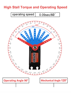 Unisex SG90 Robot Đồ Chơi 54G 10Kg * Cm Mô-men Xoắn Servo Ổ Đĩa Kỹ Thuật Số RC Máy Bay Trôi Xe Ô Tô GPS Thuyền Ti Bánh Răng Kim Loại Pin Kết Nối PC - Product Image 6