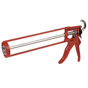 John Tools 8302B 380Ml 10.5 Inci Penyegel Kartrid 380Ml Caulking Gun Silikon Tugas Berat Gagang Aluminium Caulk Gun