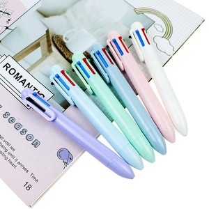 BECOL Bút Bi Nhiều Màu 6 Trong 1 Bán Chạy Bút Bi Nhựa Màu Hoạt Hình In Logo Tùy Chỉnh Bán Sỉ - Product Image 4