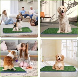 人工芝パッチ子犬犬屋内指定脱毛ペットおしっこマットパッドトイレ - Product Image 6