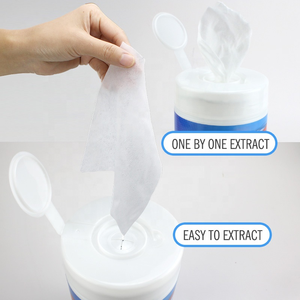 Wegwerp Houtpulp Polyester Viscose Nonwoven Spunlace Schoonmaken Geperforeerde Vat Natte Doekjes Roll Droog Bus Doekjes - Product Image 5