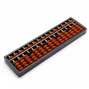 Hot bán 15 chữ số bàn tính nhựa Bead đếm khung bàn tính trẻ em học tập Hỗ trợ công cụ toán học kinh doanh Trung Quốc bàn tính