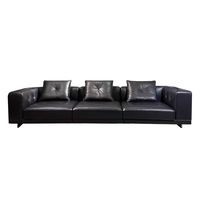Conjunto de sofá cómodo para sala de estar de cuero PU de grado superior, gran oferta
