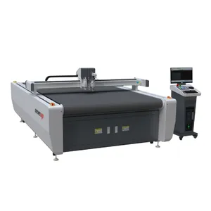 Machine à couper les couteaux à oscillation CNC Deveup pour couper les préimprégnés en fibre de carbone pour les vêtements en cuir et tissu