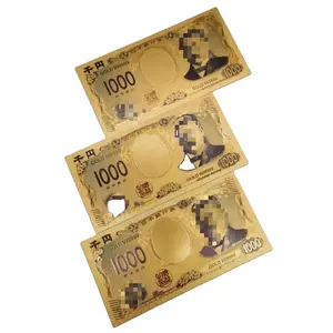 カスタム金箔コレクション紙幣1000日本金箔紙幣日本紙幣