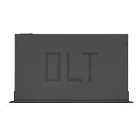 HSGQ-XE08 SİYAH 8 PORTLU EPON OLT 10G SFP POE GSM Maksimum Bölme Oranı 1:64 FTTX FİBER OPTİK EKİPMANLARI için 1 Yıl Garanti