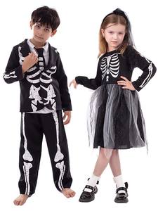 <span class=keywords><strong>Disfraz</strong></span> de <span class=keywords><strong>esqueleto</strong></span> de Halloween para niñas y niños, 2017 - Product Image 6