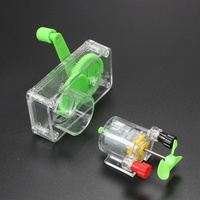 Abnehmbarer Handkurbelgenerator H221 (ABS-Kunststoff); Physiklabor-Ausrüstung für Stromkreis- und Elektrische Experimente DIY