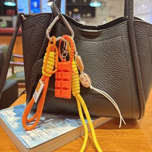 <span class=keywords><strong>Miu</strong></span> ชุดถุงช็อคโกแลตพวงกุญแจขนมปังน้ำอัลคาไลเครื่องประดับสายถักสำหรับโทรศัพท์มือถือ - Product Image 4