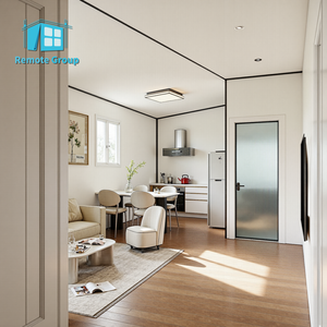 Maison conteneur en panneaux sandwich en acier pliables et extensibles, chambres, salon, design moderne, respirant, utilisation au bureau, livraison gratuite - Product Image 6