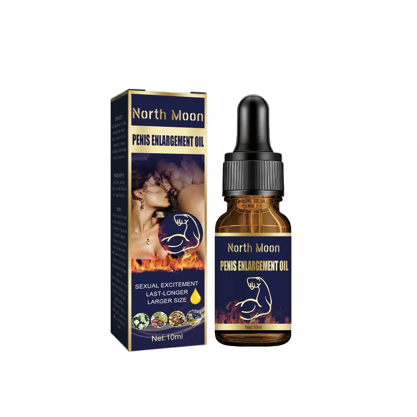 North Moon Adulto Produtos Homens Apelando Cuidados com o Corpo Óleo Essen tial Alargamento Massage Essen al 10Ml