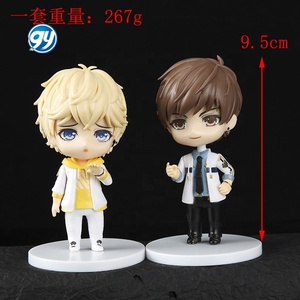 5 uds Mr Love figura Anime dibujos animados <span class=keywords><strong>Xu</strong></span> Mo Bai Qi Li Ze Yan Zhou Qiu Luo muñeca estatua de juguete - Product Image 2