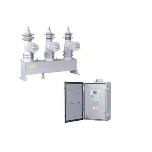 Electric pole substation electrical equipment 33kV auto recloser with control panel 630A/800A