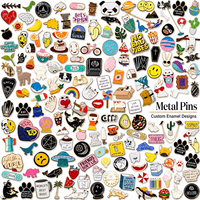 CNAWO Badges en émail métallique personnalisés, épingles de revers avec logo de dessin animé, badges en émail souple ou dur, fabricant en gros