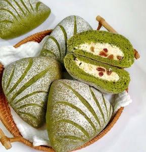 Poudre de matcha aromatisée pour la pâtisserie/la préparation de boissons. Arôme délicat vert frais, se dissout facilement, saveur exceptionnelle, pureté de 99,99%, 0,5 kg, HACCP <span class=keywords><strong>ISO</strong></span> - Product Image 2