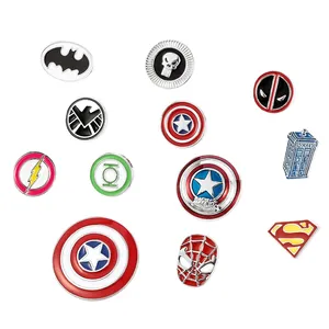 Marvel Pin Badges Badge Cartoon Metalen Aangepaste Logo Hard Emaille Spider-Man Verf Reversspeld Badge