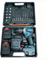 Perceuse sans fil 13 mm, moteur sans balais haute puissance, perceuse-visseuse portable, batterie lithium-ion 21 V, longue durée de vie de la batterie, charge rapide, mandrin 1/2
